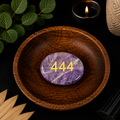 444 Amethyst Angel Number Palm - On the Right Path