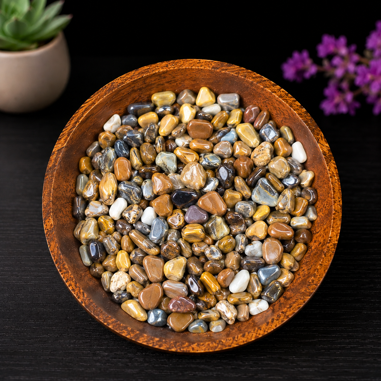 Gemstone Chips 100g - Tiger Eye