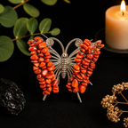 Gemstone Butterfly - Red Jasper