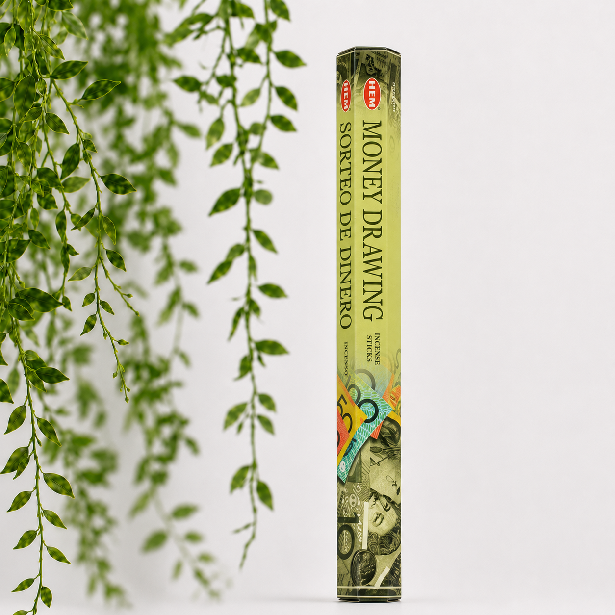 Money Drawing Hem Incense Sticks - 20 sticks