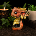 Red Baby Dragon Sphere Stand