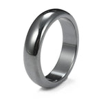 Hematite Ring - Wide Curved