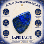 Awareness - Lapis Lazuli with Myrrh Soy Wax Tealight Candle