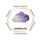 Gemstone Dragonfly - Lepidolite