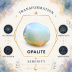 Opalite Oval Shape Worry Stone (Thumb Stone)