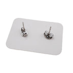 Titanium Coated Stainless Steel Stud Earrings - Hearts