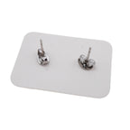 Titanium Coated Stainless Steel Stud Earrings - Angel Wings