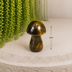 4cm Gemstone Mushroom - Tiger Eye