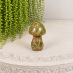 4cm Gemstone Mushroom - Unakite