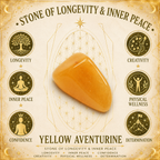 4cm Gemstone Mushroom - Yellow Aventurine